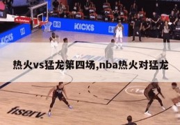 热火vs猛龙第四场,nba热火对猛龙