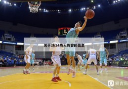 关于2k14热火阵容的信息