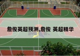 詹俊英超预测,詹俊 英超精华