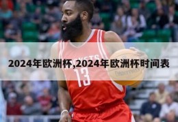 2024年欧洲杯,2024年欧洲杯时间表