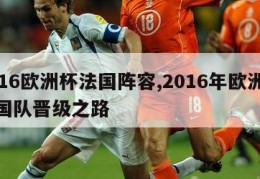 2016欧洲杯法国阵容,2016年欧洲杯法国队晋级之路