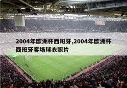 2004年欧洲杯西班牙,2004年欧洲杯西班牙客场球衣照片